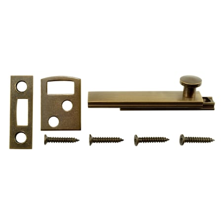 Midwest Fastener 2-1/2" Antique Brass Surface Bolts 37321